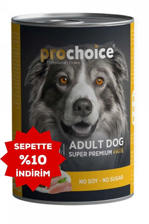 ProChoice Tavuk Etli ve Pirinçli Ezme Yetişkin Köpek Konservesi 400gr