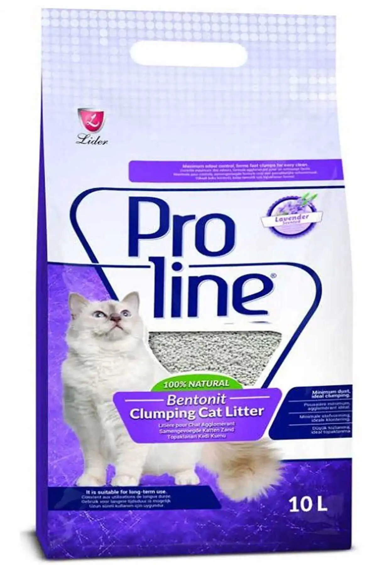PRO LINE - Pro Line Bentonit Lavanta Kokulu Kedi Kumu 10lt