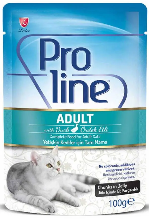 PRO LINE - Pro Line Ördek Etli Yetişkin Kedi Konservesi 100gr