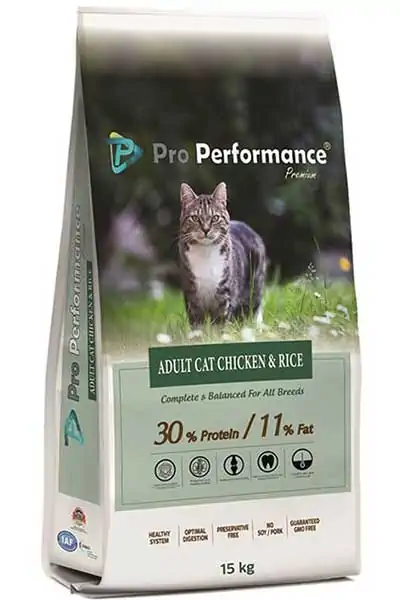 Pro Performance Premium Tavuk Biftek ve Karidesli Yetişkin Kedi Maması 15kg