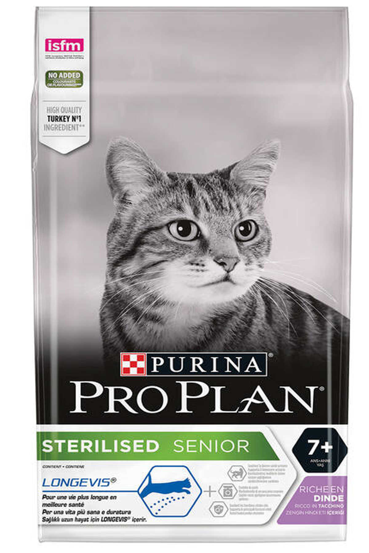 Pro Plan Hindi Etli Kısırlaştırılmış Yaşlı Kedi Maması 3kg