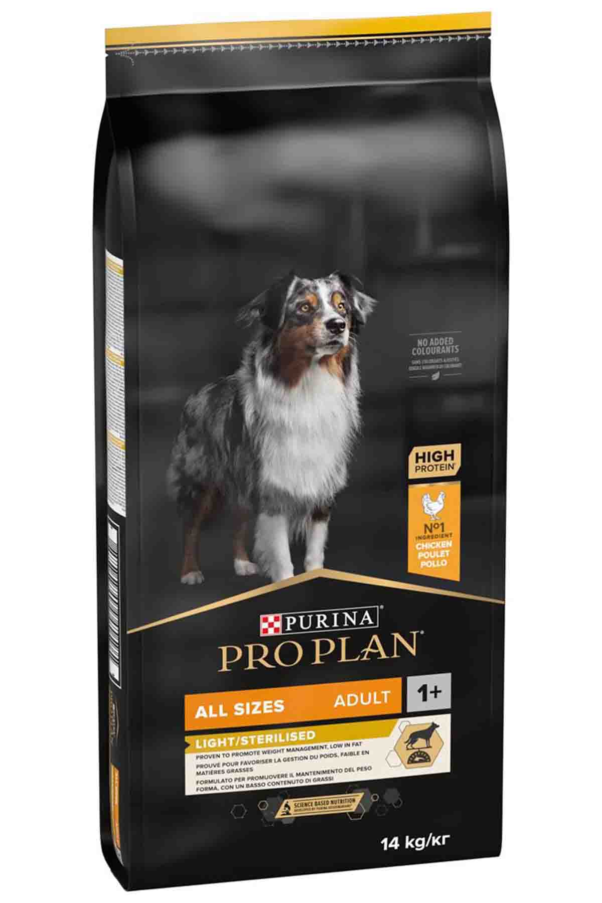 Pro Plan Light Tavuklu ve Pirinçli Yetişkin Kısırlaştırılmış Köpek Maması 14kg