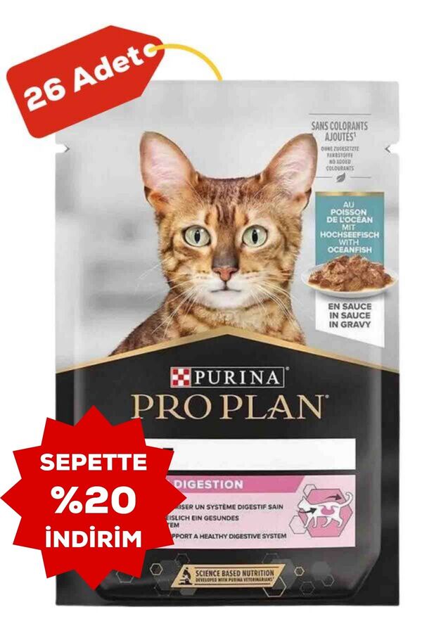 Pro Plan Delicate Okyanus Balıklı Yetişkin Kedi Konservesi 26x85gr 26lı