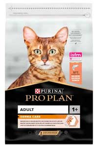 PROPLAN - Pro Plan Derma Care Somonlu Tüy Sağlığı Destekleyici Yetişkin Kedi Maması 10kg