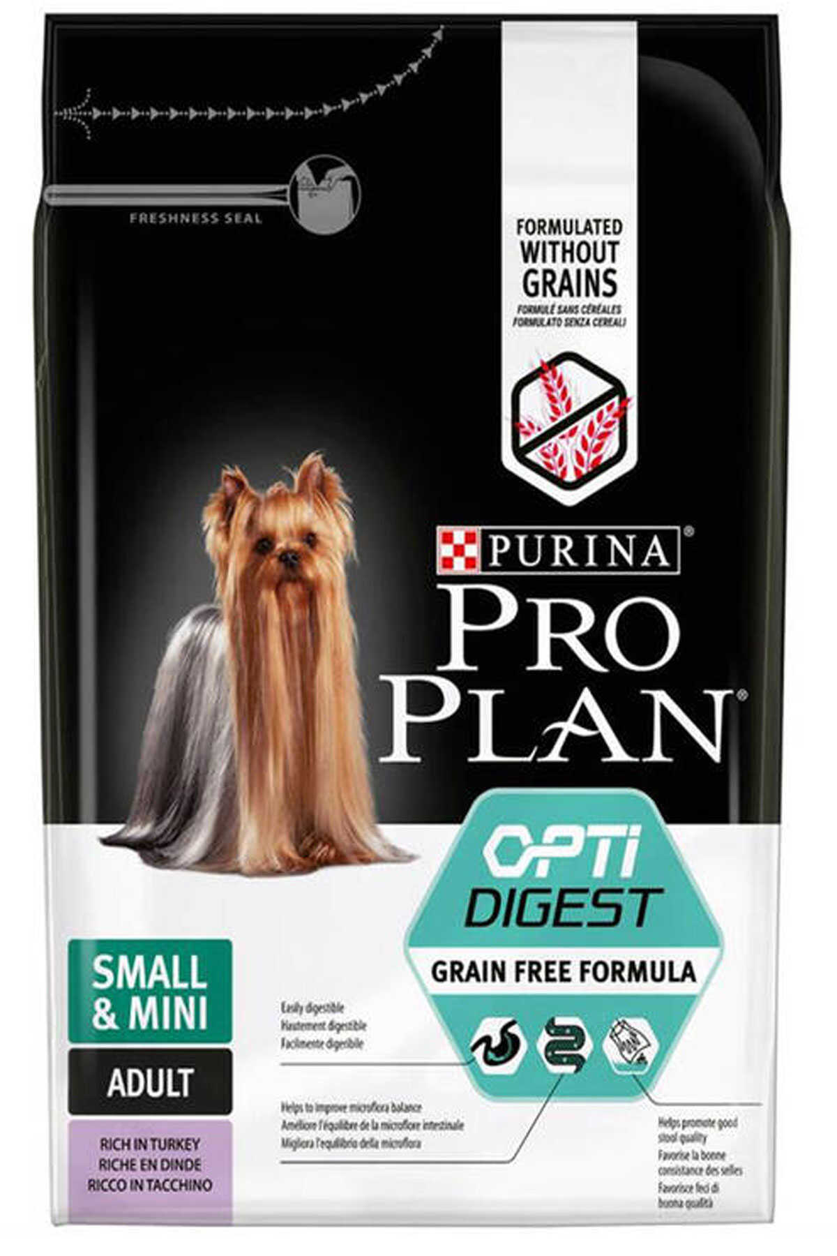 Pro Plan Tahılsız Hindili Küçük Irk Hassas Mideli Köpek Maması 2,5kg
