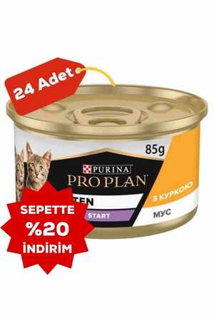 PROPLAN - Pro Plan Kitten Tavuklu Yavru Kedi Konservesi 24x85gr 24lü
