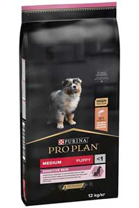 PROPLAN - Pro Plan Puppy Somonlu Orta Irk Hassas Derili Yavru Köpek Maması 12kg