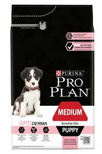 PROPLAN - Pro Plan Puppy Somonlu Orta Irk Hassas Derili Yavru Köpek Maması 3kg