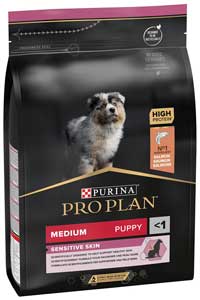 Pro Plan Puppy Somonlu Orta Irk Hassas Derili Yavru Köpek Maması 3kg - Thumbnail