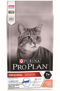 Pro Plan Senior Somonlu Yaşlı Kedi Maması 3kg - Thumbnail