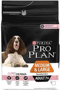 Pro Plan Somon ve Pirinçli Orta ve Büyük Irk Hassas Derili Yaşlı Köpek Maması 3kg