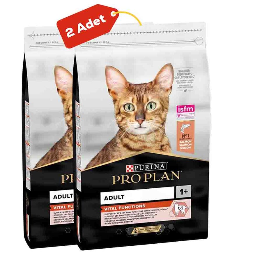 Pro Plan Somon ve Pirinçli Yetişkin Kedi Maması 2li Paket (3kg+3kg)