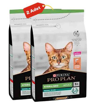 PROPLAN - Pro Plan Somonlu Kısırlaştırılmış Kedi Maması 2li Paket (3kg+3kg)