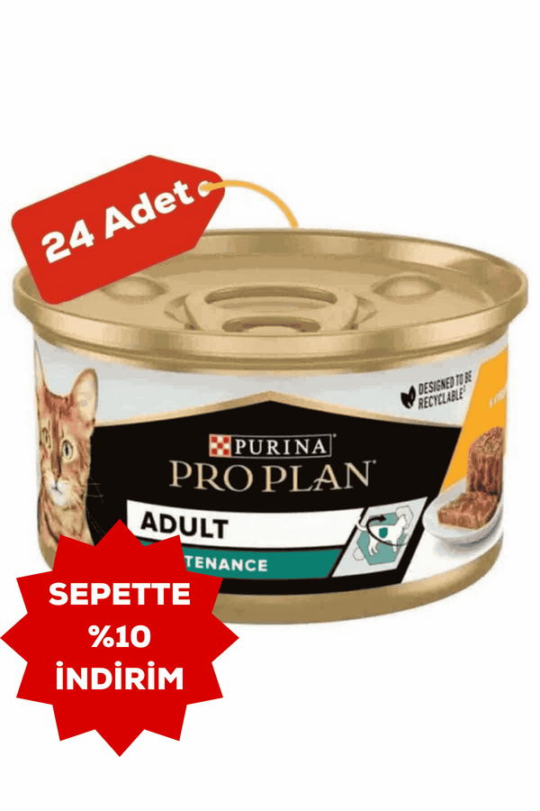 Pro Plan Tavuklu Yetişkin Kedi Konservesi 24x85gr 24lü