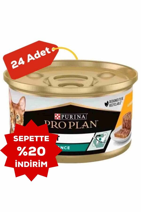 Pro Plan Tavuklu Yetişkin Kedi Konservesi 24x85gr 24lü