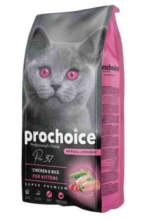 PRO CHOICE - ProChoice 37 Tavuklu ve Pirinçli Yavru Kedi Maması 2kg