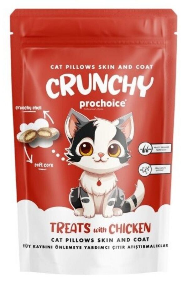 Prochoice Crunchy Skin&Coat Kedi Ödül Maması 60gr
