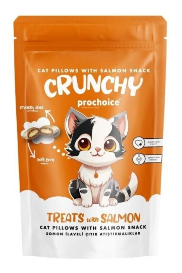 Prochoice Crunchy Somonlu Kedi Ödül Maması 60gr