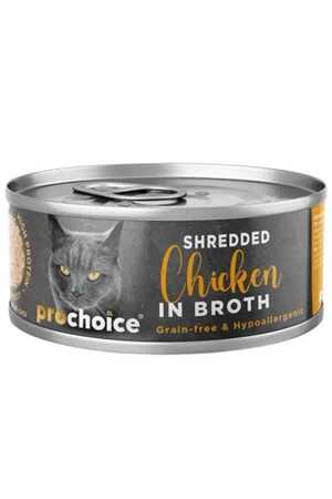 PRO CHOICE - ProChoice Hypo Allergenic Tavuk Etli Tahılsız Yetişkin Kedi Konservesi 70gr