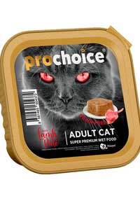 PRO CHOICE - Prochoice Sığır Etli Ezme Yetişkin Kedi Konservesi 100gr