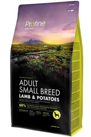 PROFINE - Profine Düşük Tahıllı Hipoalerjenik Kuzu Eti ve Patatesli Küçük Irk Yetişkin Köpek Maması 2kg