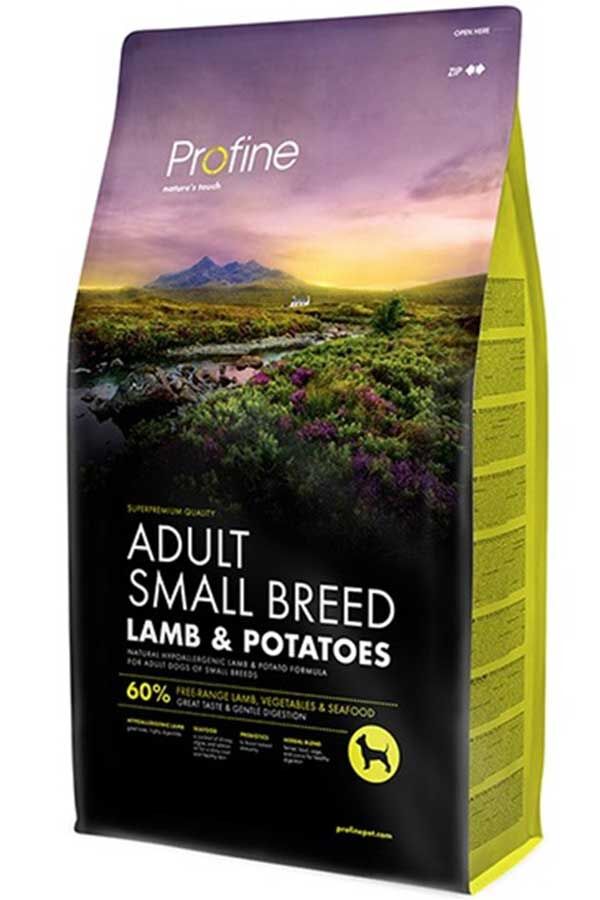 Profine Düşük Tahıllı Hipoalerjenik Kuzu Eti ve Patatesli Küçük Irk Yetişkin Köpek Maması 2kg