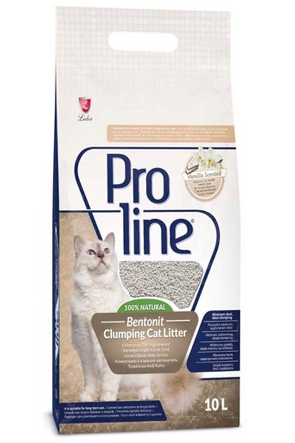 Proline Vanilyalı Bentonit Kedi Kumu 10lt