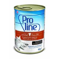 PRO LINE - Proline Biftekli Gravy Kedi Konservesi 415gr