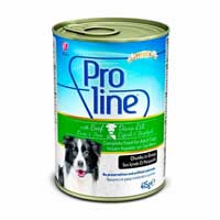 PRO LINE - Proline Dana Etli Ve Ciğerli Gravy Köpek Konservesi 415gr