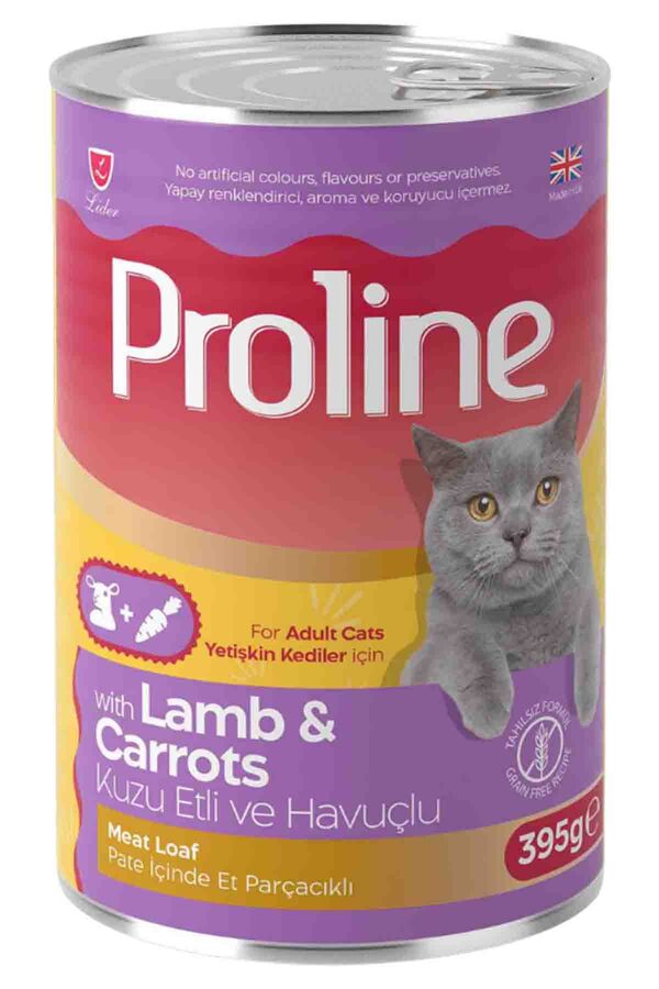 Proline Kuzu Etli Ve Havuçlu Yetişkin Kedi Konservesi 395gr