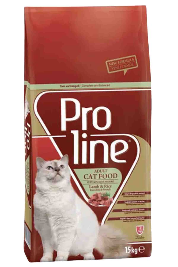 Proline Kuzu Etli ve Pirinçli Yetişkin Kedi Maması 15kg