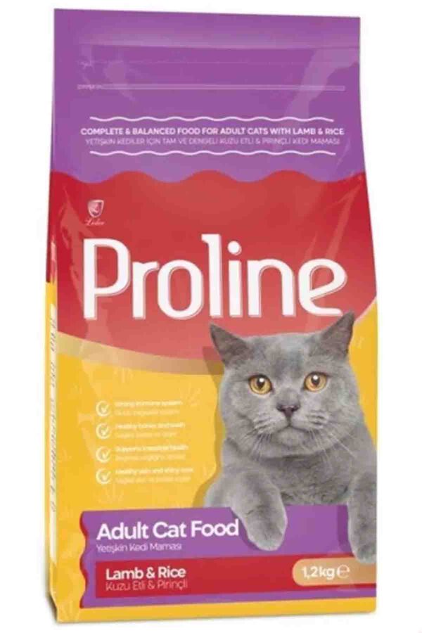 Proline Kuzulu ve Pirinçli Yetişkin Kedi Maması 1,2kg