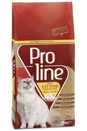 PRO LINE - Proline Tavuklu Yetişkin Kedi Maması 15kg