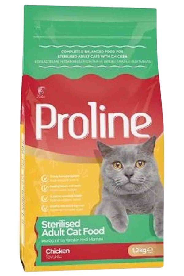 Proline Tavuklu Kısırlaştırılmış Kedi Maması 1,2kg