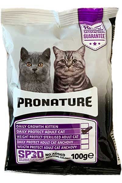 Pronature Daily Protect Hamsili ve Pirinçli Yetişkin Kedi Maması 100gr