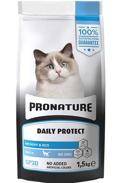 PRONATURE - Pronature Daily Protect Hamsili Yetişkin Kedi Maması 1,5kg