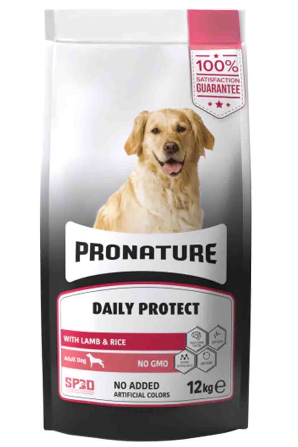 Pronature Daily Protect Kuzu Etli Yetişkin Köpek Maması 12kg