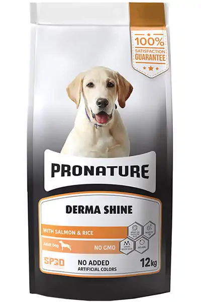 Pronature Derma Shine Somon ve Pirinçli Yetişkin Köpek Maması 12kg