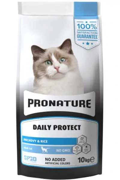 Pronature Daily Protect Hamsili ve Pirinçli Yetişkin Kedi Maması 10kg