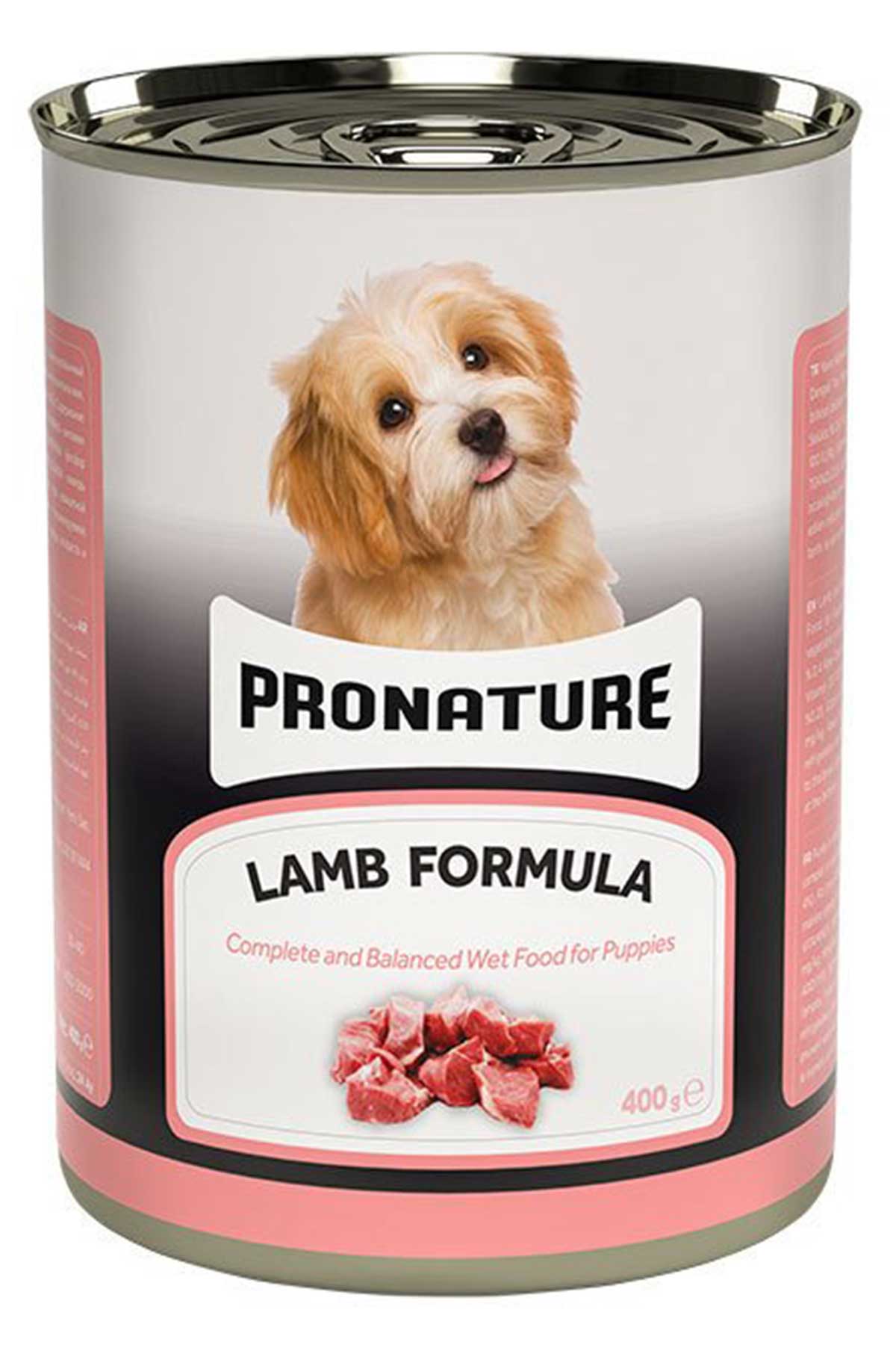 Pronature Kuzu Etli Yavru Köpek Konservesi 400gr