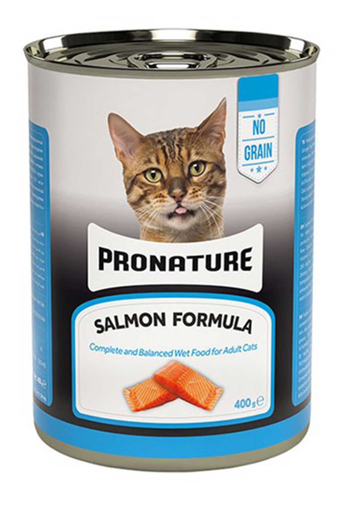 Pronature Tahılsız Somonlu Ezme Yetişkin Kedi Konservesi 400gr