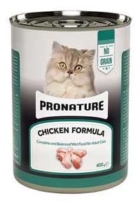 Pronature Tahılsız Tavuklu Ezme Yetişkin Kedi Konservesi 400gr