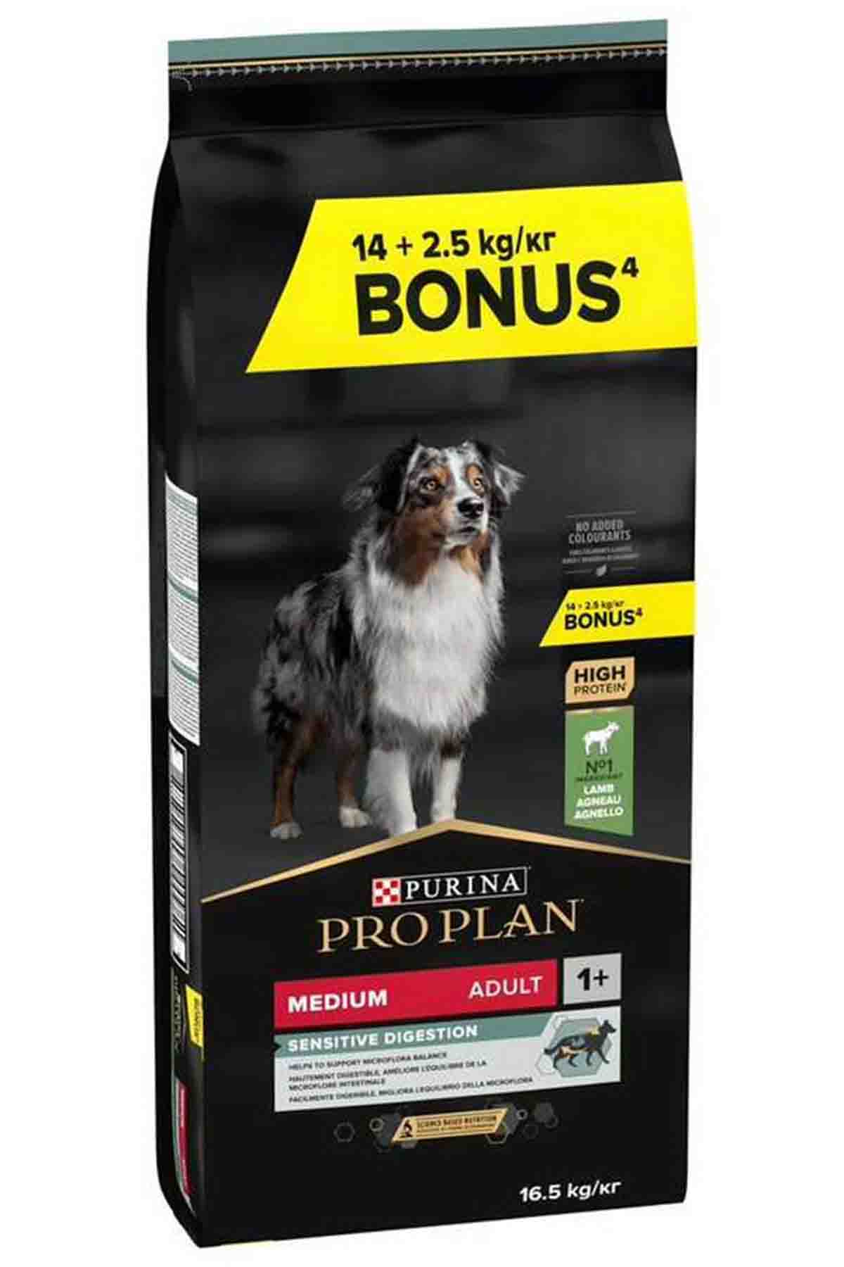 Pro Plan Kuzu Etli Orta Irk Yetişkin Köpek Maması 14kg +2,5kg HEDİYE!