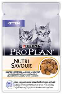 PROPLAN - Pro Plan Nutri Savour Tavuklu Yavru Kedi Konservesi 85gr