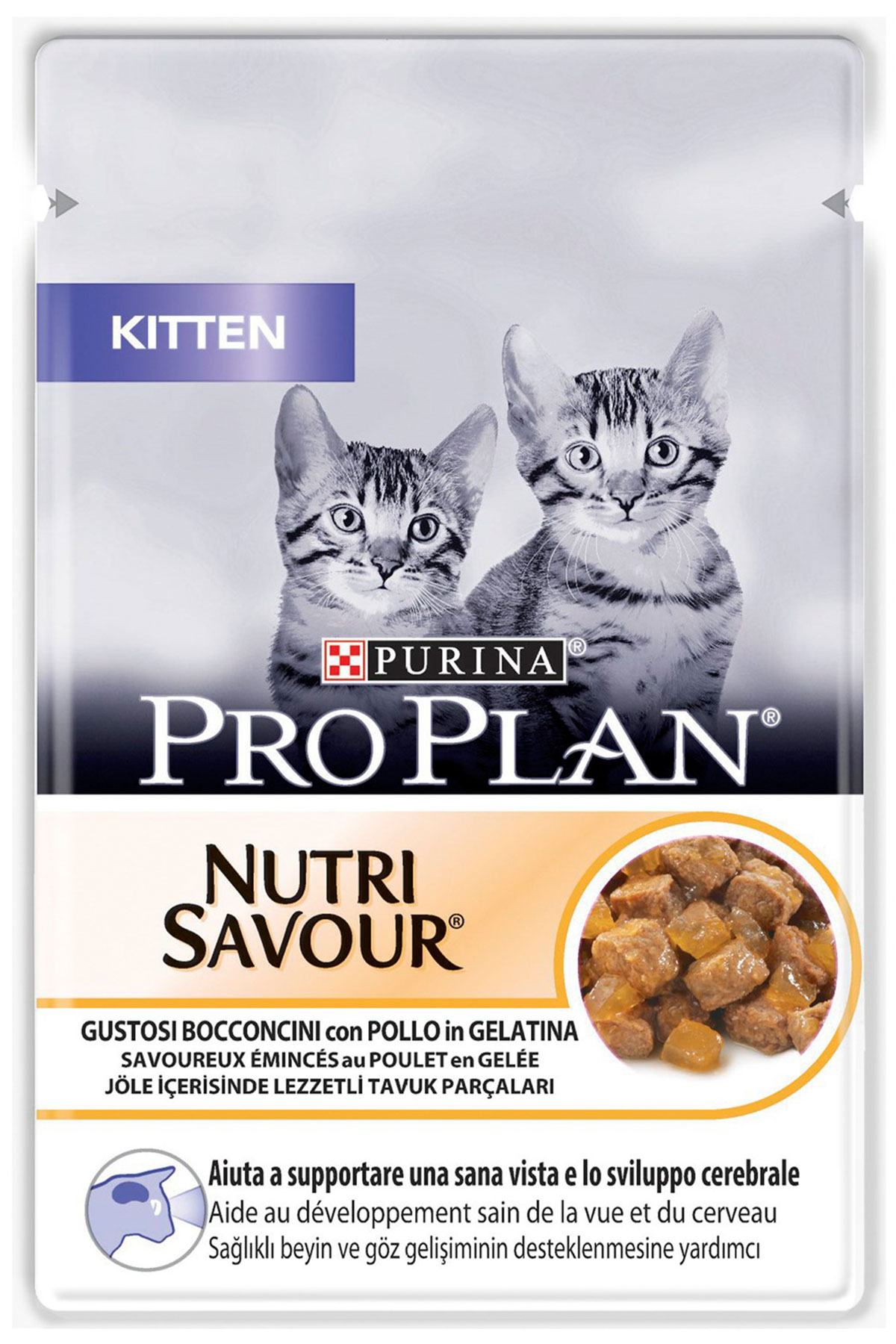 Pro Plan Nutri Savour Tavuklu Yavru Kedi Konservesi 85gr