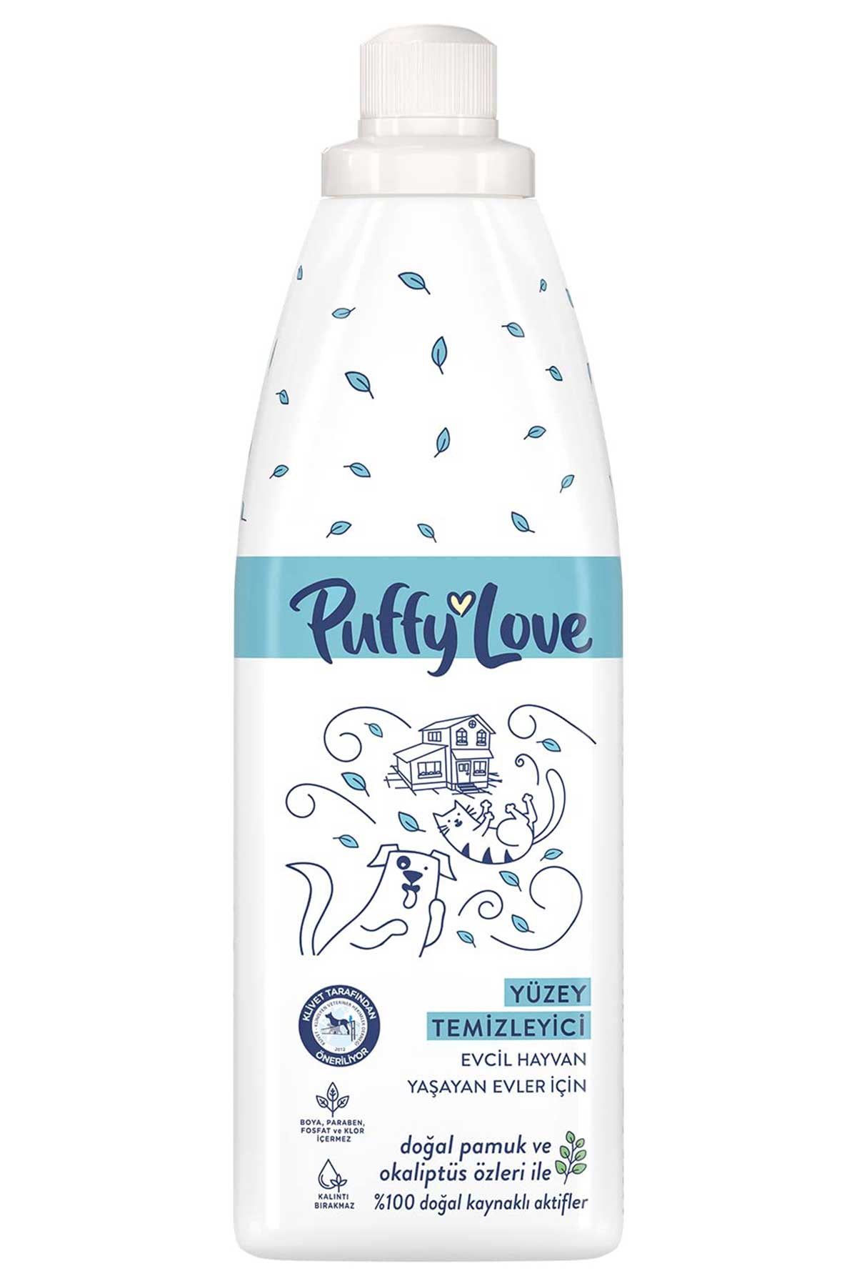 Puffy Love Beyaz Çiçek Kokulu Yüzey Temizleyici 960ml