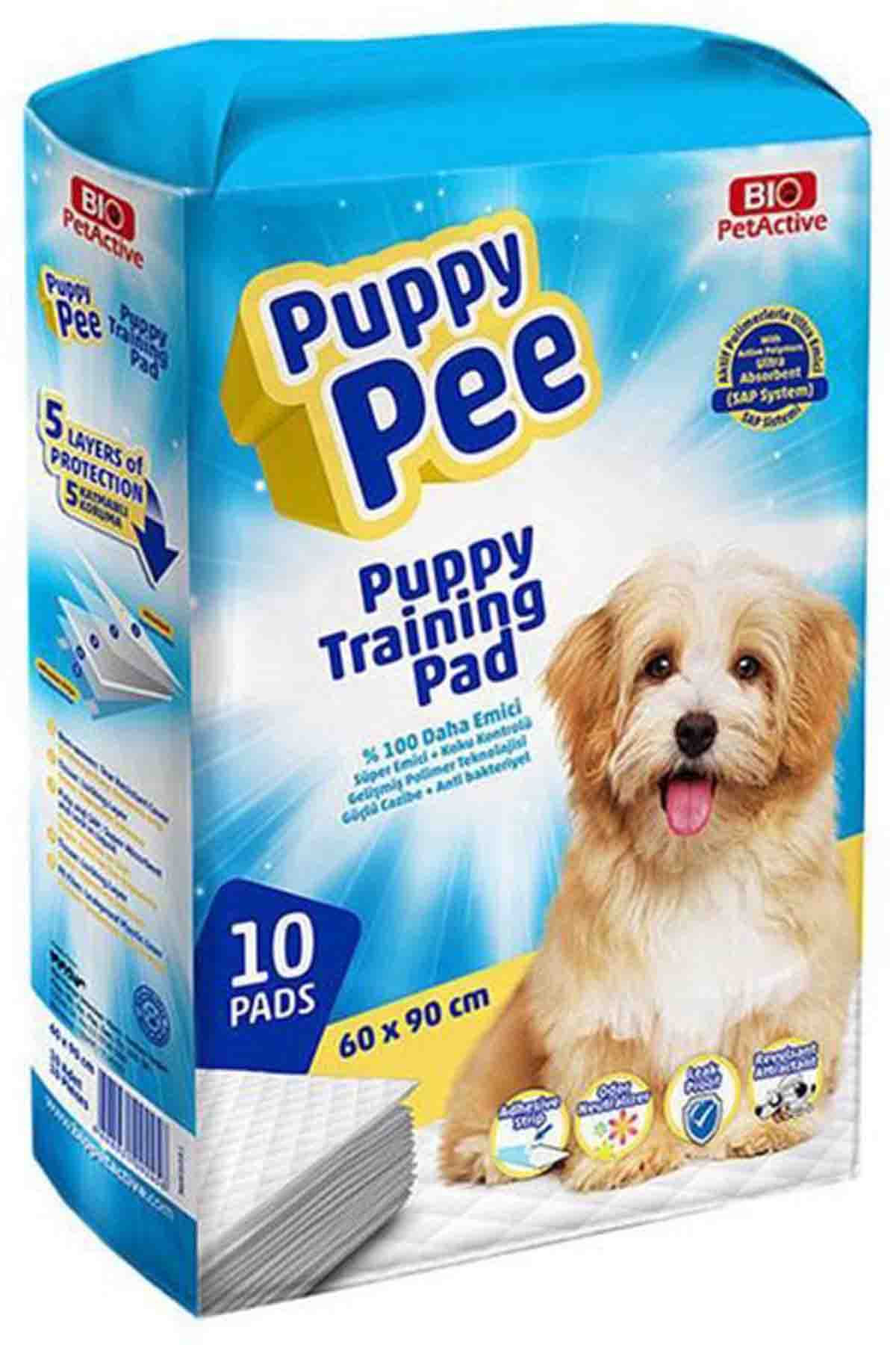 Bio PetActive Puppy Pea Yavru Köpekler İçin Çiş Pedi 60X90 