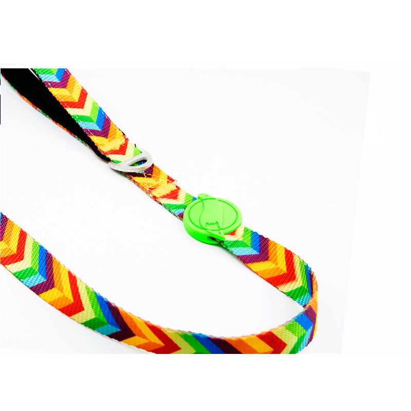 Tailpetz Match Köpek Gezdirme Kayışı 140cm/2cm (Rainbow) (M)