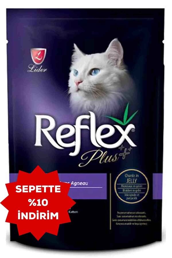 Refleks Plus Kuzu Etli Kedi Konservesi 100gr