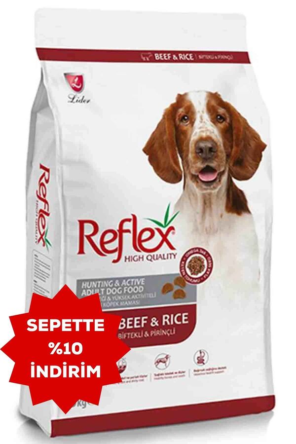 Reflex High Energy Biftekli ve Pirinçli Yetişkin Köpek Maması 3kg